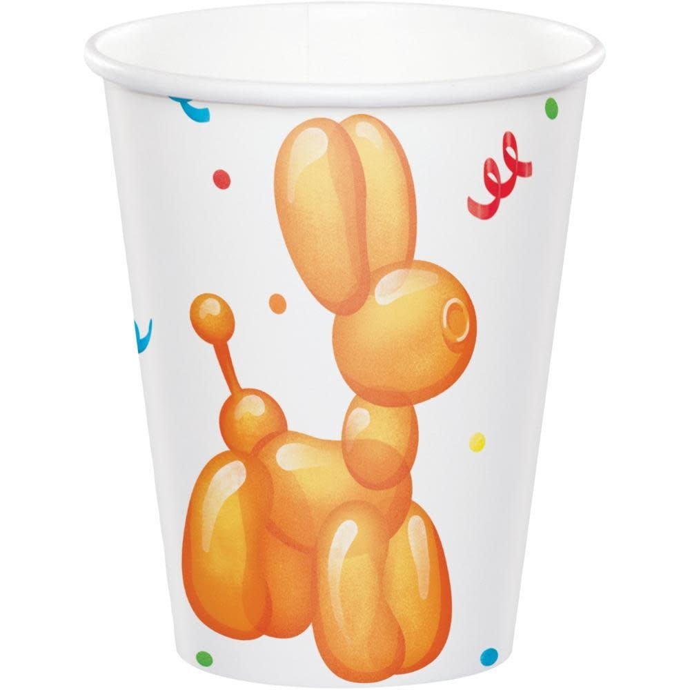 Verres 9Oz (8) - Ballons Animaux Party Shop