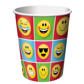 Verres 9Oz (8) - Émoji Party Shop