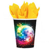 Amscan - Verres 9Oz (8) - Fièvre Disco - Party Shop