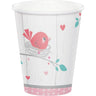 Creative Converting - Verres 9Oz (8) - Oisillons Rose - Party Shop