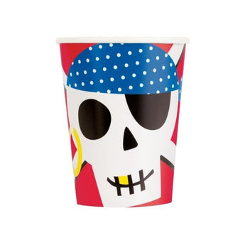 Verres 9Oz (8) - Pirates Yoho Party Shop