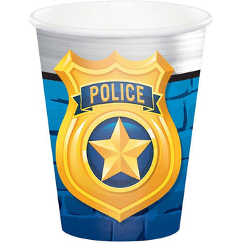 Verres 9Oz (8) - Police Party Shop