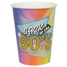 Santex - Verres 9Oz - 80'S Multicolore (10) - Party Shop