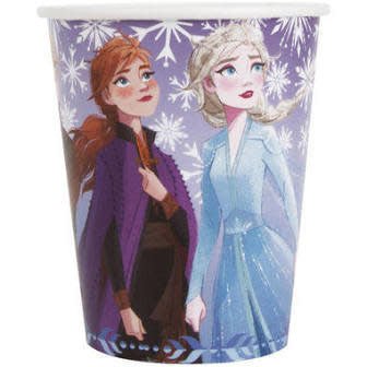 Verres 9Oz (8Pc) - La Reine Des Neiges 2 (Frozen) Party Shop