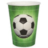 Santex - Verres 9Oz Soccer Vert (10) - Party Shop