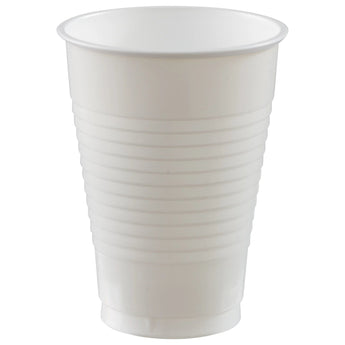 Verres De Plastique 12Oz (20) - Blanc Party Shop