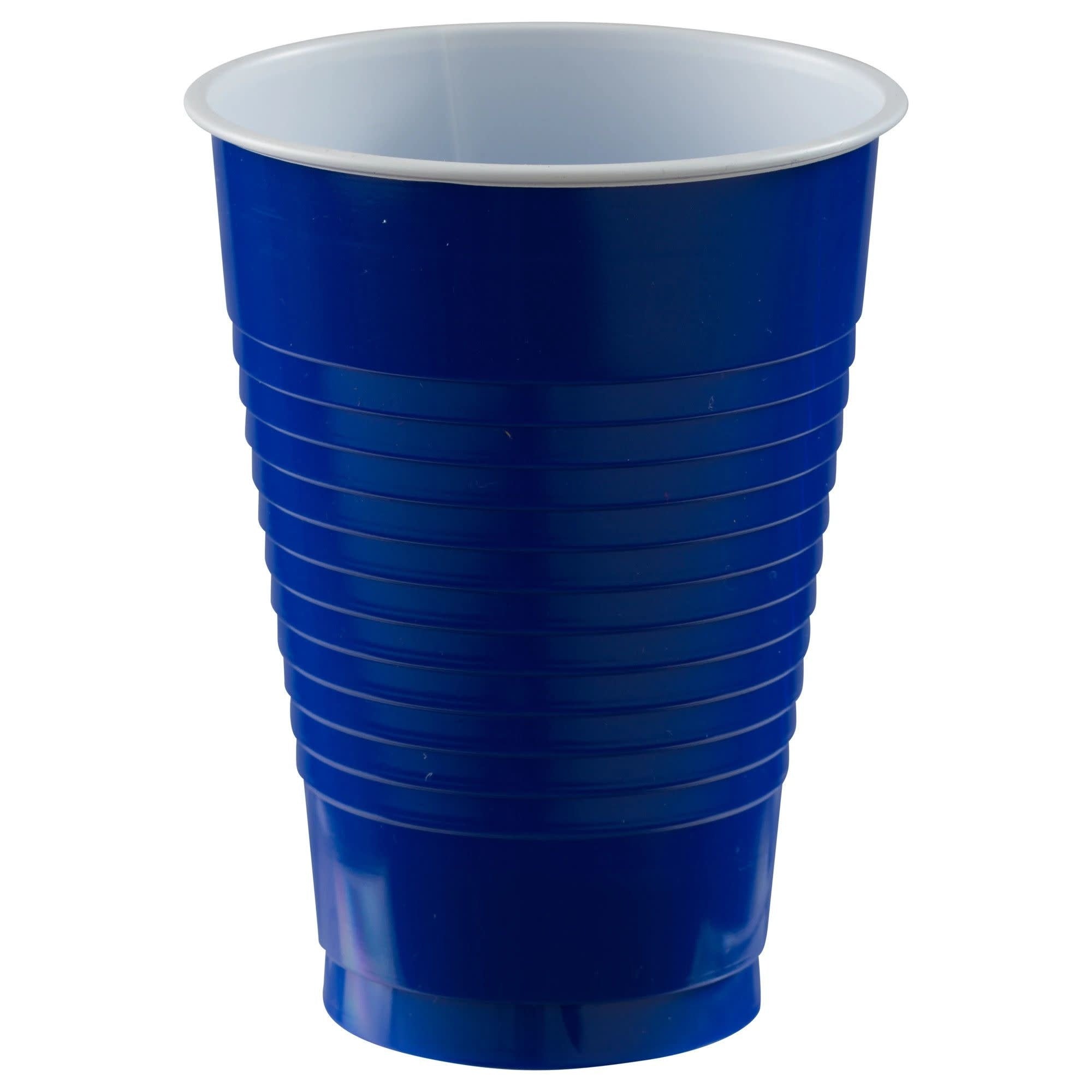 Verres De Plastique 12Oz (20) - Bleu Royal Party Shop