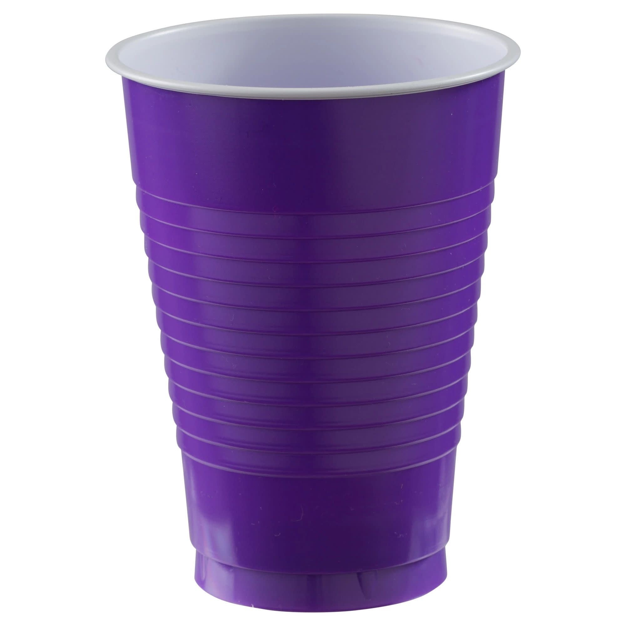 Verres De Plastique 12Oz (20) - Mauve Party Shop