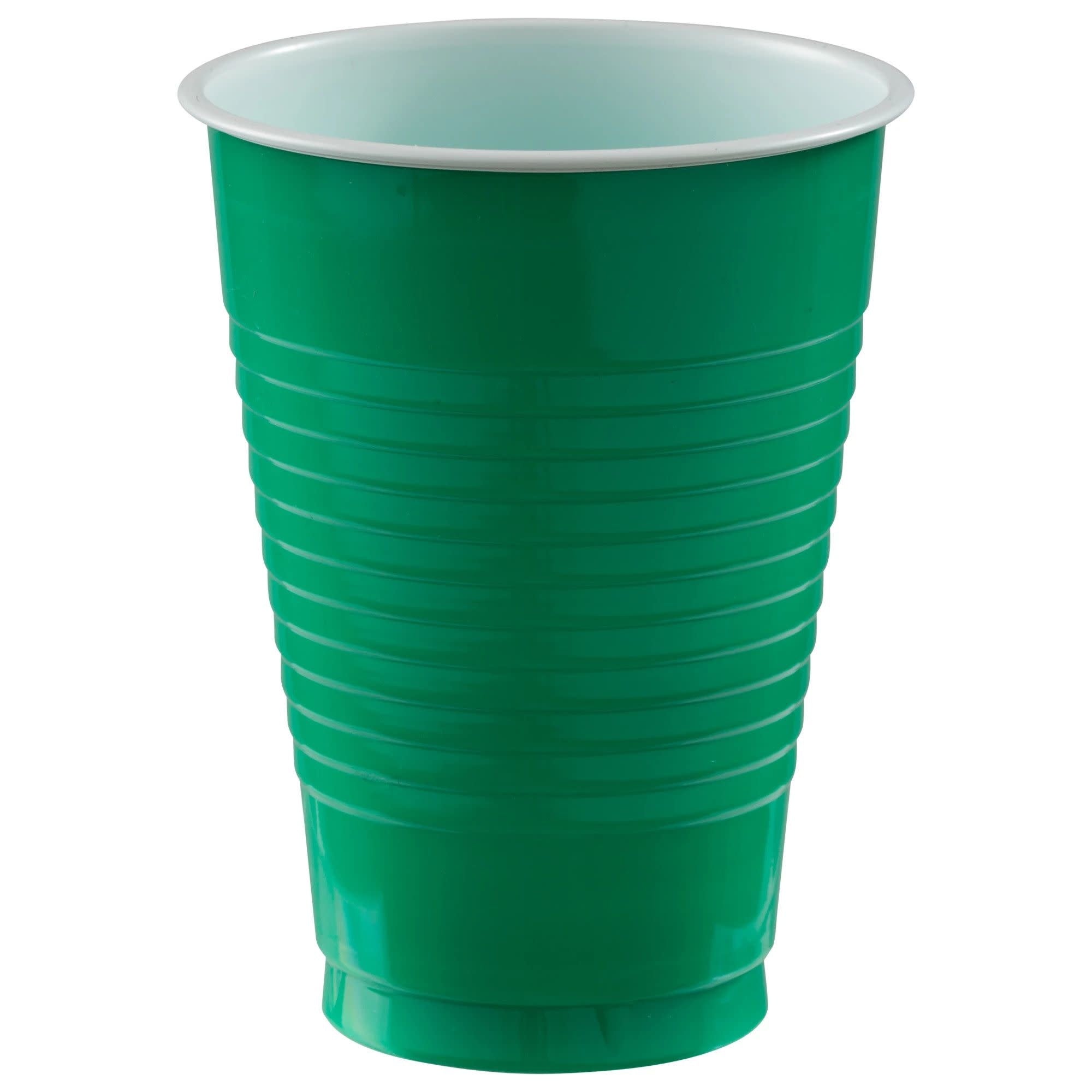 Verres De Plastique 12Oz (20) - Vert Festif Party Shop