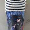 PARTY SHOP - Verres En Carton (10) - Mercredi (Wednesday) - Party Shop