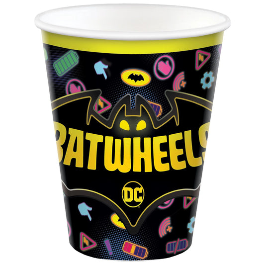 Amscan - Verres en carton 9 oz (8) - Batwheels - Party Shop