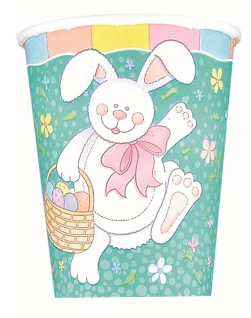 Verres En Carton 9Oz (14) - Lapin De Pâques Party Shop