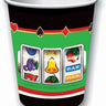 RUBIES - Verres En Carton 9Oz (8) - Casino - Party Shop