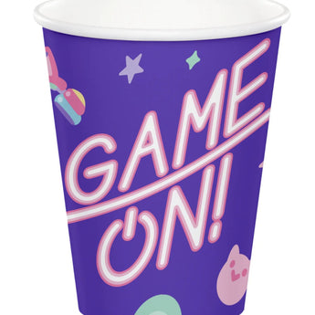 Verres En Carton 9Oz (8) - Game On Party Shop