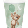 Creative Converting - Verres En Carton 9Oz (8) - Shower Bébé Ourson - Party Shop