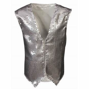 Veste Enfant - Disco En Sequin Argent Party Shop