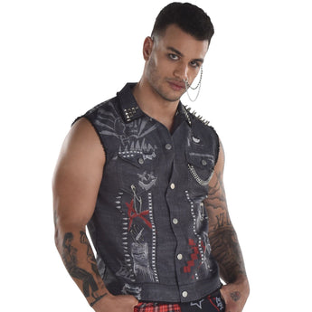 Veste Punk Adulte Party Shop