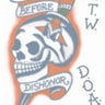 TINSLEY - Vintage Temp - D.B.D Skull 1950 - Party Shop