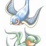 TINSLEY - Vintage Temp - Oiseaux - Party Shop