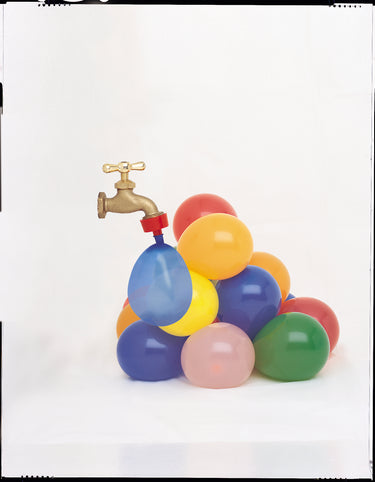 Unique - Ballons Bombes à Eau en Forme de Boulet de Canon Assorties – 200 unités - Party Shop