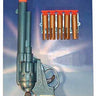 Western air pistol toy with 5 suction cup darts and dart holder – shoots up to 15 feet - Parris Toy Guns - Party Shop