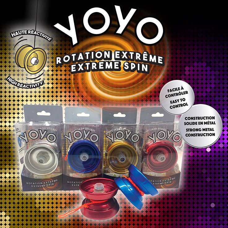 Yoyo En Métal (4 Couleurs Assorties) Party Shop