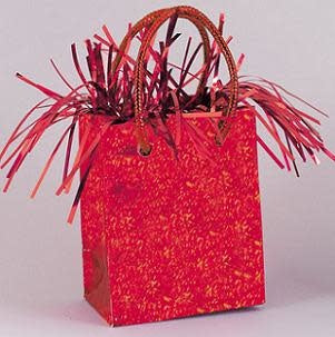 Pesée Mini Sac Cadeau Prismatique - Rouge - Party Shop