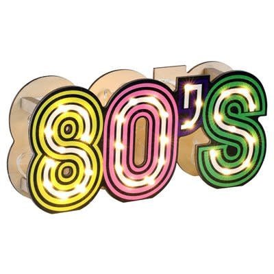 80'S Chiffres Lumineux Led MulticoloreParty Shop