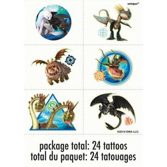 Tatouages (24) - Dragons - Party Shop