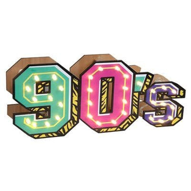 Santex - 90'S Chiffres Lumineux Led Multicolore - Party Shop