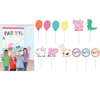 Accessoires Photo Booth (16) - Peppa Pig - Party Shop