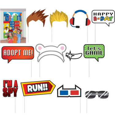 Amscan - Accessoires Pour Photo Booth (16) - Party Town Roblox - Party Shop