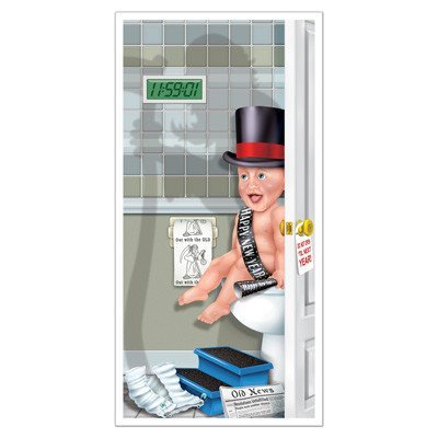 Affiche Porte De Toilette - Nouvel AnParty Shop