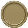 Unique - Assiette En Carton 7Po (20Ct) - Or - Party Shop