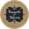 Amscan - Assiettes 10.5'' (8) - Délicieux - Party Shop