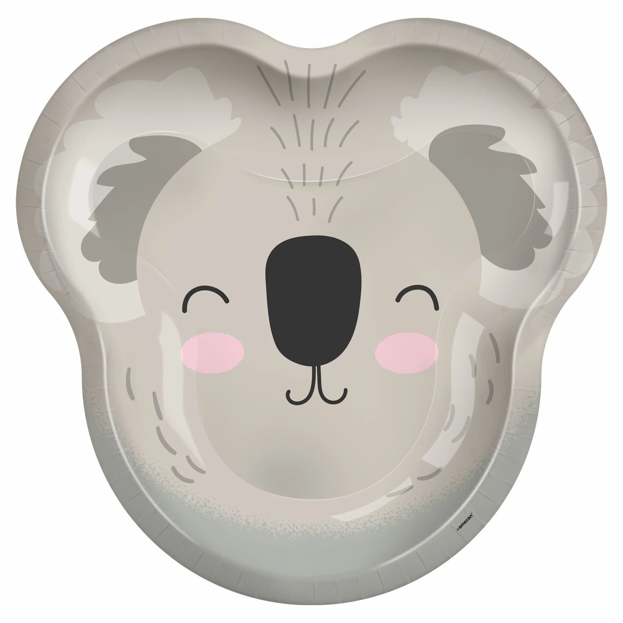 Assiettes 10.5Po (8) - Koala - Party Shop