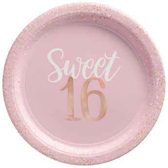 Assiettes 10.5Po (8) - Sweet 16 Party Shop