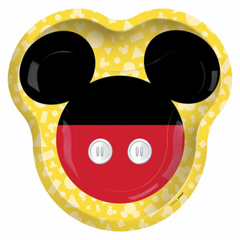 Assiettes 10.5Po En Forme (8) - Mickey Mouse Party Shop