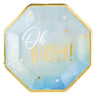 Amscan - Assiettes 10Po (8) - Oh Baby Boy - Party Shop