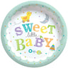 Amscan - Assiettes 6.75Po (8) - Sweet Little Baby - Party Shop