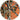 Assiettes 7Po (8) - Camouflage Orange Party Shop