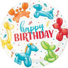 Party Creations - Assiettes 7Po (8) Happy Birthday - Party Animal Balloons - Party Shop
