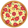 Amscan - Assiettes 7Po (8) - Pizza - Party Shop