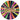Santex - Assiettes 9Po (10) - 80'S Multicolore - Party Shop