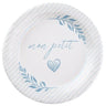 Santex - Assiettes 9Po (10) - Mon Petit Coeur - Bleu ciel - Party Shop