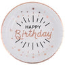 Santex - Assiettes 9Po (10) -  Happy Birthday Rose - Party Shop
