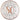 Santex - Assiettes 9Po (10) - Rose Gold 80 Ans - Party Shop