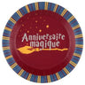 Santex - Assiettes 9Po (10) -  Sorcier - Party Shop