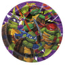 Unique - Assiettes 9Po (8) - Ninja Turtles - Party Shop