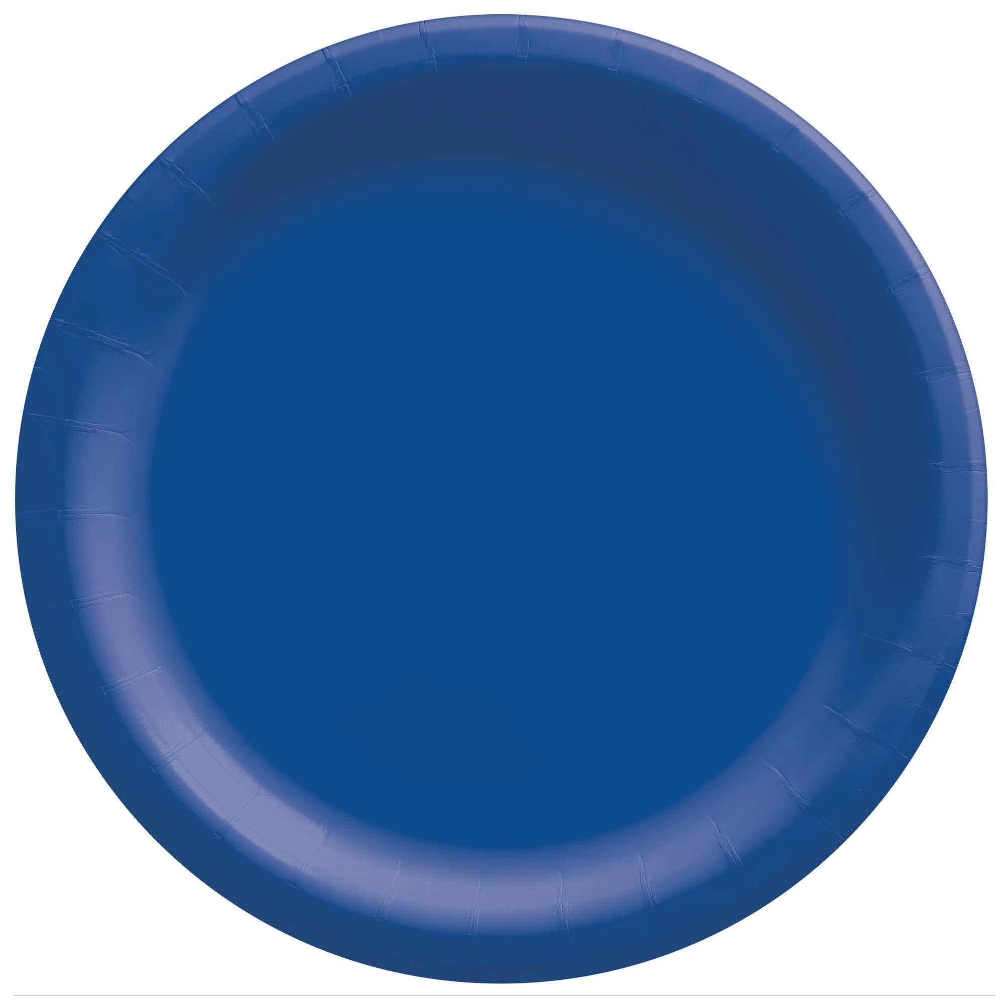 Assiettes De Carton 10Po (20) - Bleu Royal Party Shop